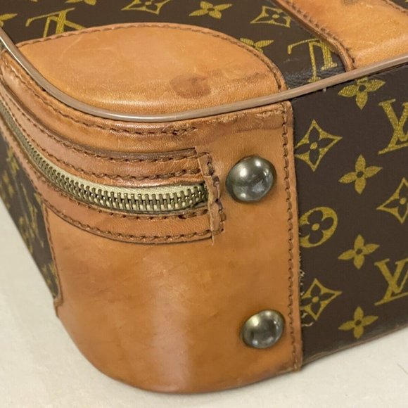 LOUIS VUITTON Vintage 19" Compact Travel Carryon Suitcase Duffle Carryall Bag - Picture 7 of 16